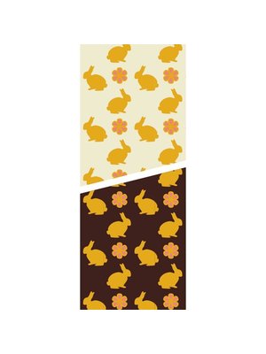 LEMAN  Yellow Rabbit & Flower 25 x 35 cm 25 Sheets