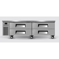 RF8.CBR.2.4D - 2-Section with 4 Drawers Chef Base GN 2/1 Refrigerator