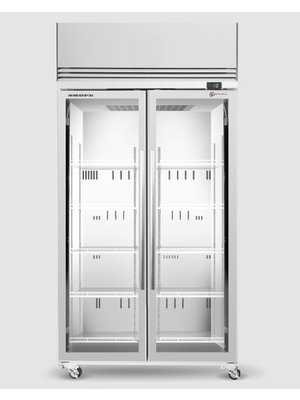 SKOPE TMF1000N-A - Double Glass Doors Upright Freezer