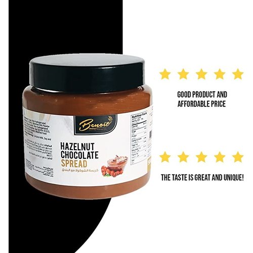 MINI BENOIT Hazelnut Spread 12% 6 x 500 Grams