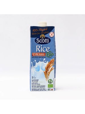 RISO SCOTTI Organic Rice Drink With Calcium 10 x 1 Liter
