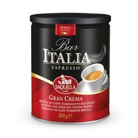 Ground Coffee Bar Italia Gran Crema 10 Tins x 250 Grams