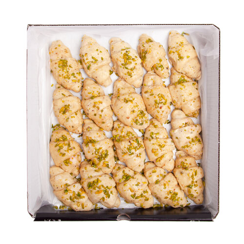 BAKEMART Pistachio Rose Croissant 20 Pcs 30 Grams