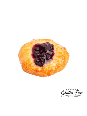 BAKEMART Blueberry Danish  Gluten Free 4 x 60 Grams