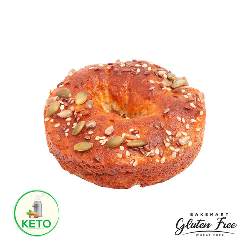 BAKEMART Keto Multiseed Bagel 2 x 80 Grams