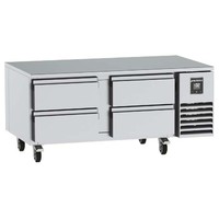 HUBC411-HHU-C - 4 x GN 1/1 Drawers Under Broiler Counter Refrigerator (50Hz)