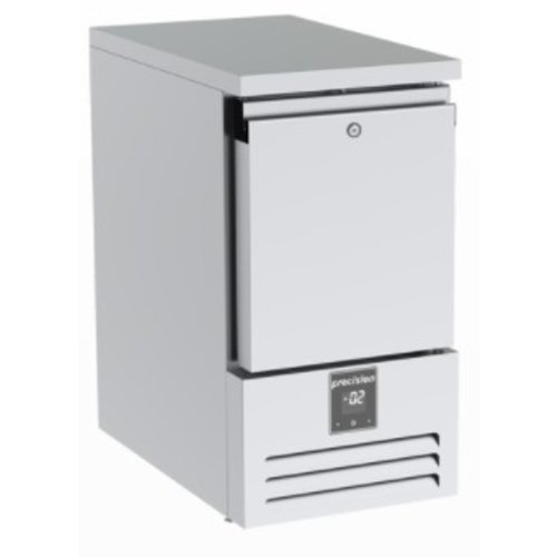 PRECISION HSS 150 - Single Door Undercounter Refrigerator, Space Saver (Compact Chiller) (with castors) (50Hz)