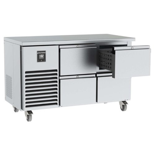 PRECISION MCU 211-UHH-848 - 2-Section Undercounter Refrigerator with 2 Banks of 2 Drawers (60Hz)