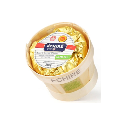 ECHIRE Butter Pack Slighly Salted Chilled 20 x 250 Grams ECHIRE Butter Pack Slighly Salted Chilled 20 x 250 Grams