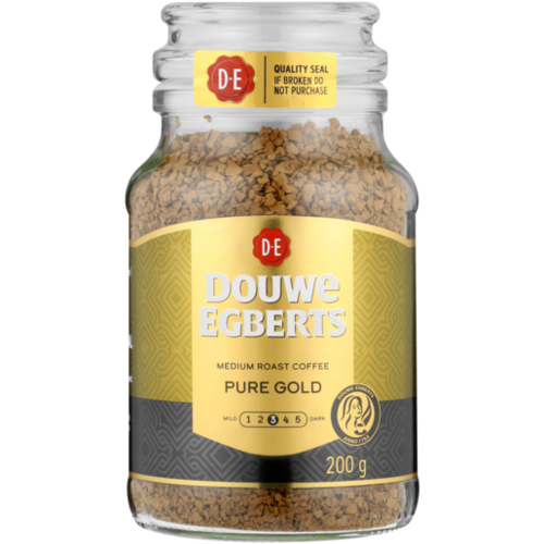 DOUWE EGBERT Instant Pure Gold Coffee 6 Pcs x 200 Grams