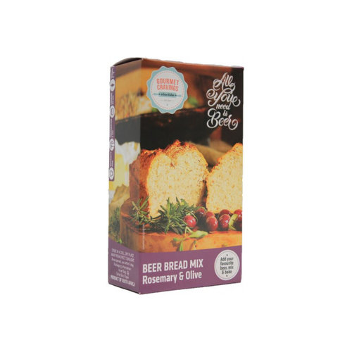 GOURMET CRAVINGS Beer Bread Mix Rosemary and Olive 12 Pcs x 450 Grams GOURMET CRAVINGS Beer Bread Mix Rosemary and Olive 12 Pcs x 450 Grams