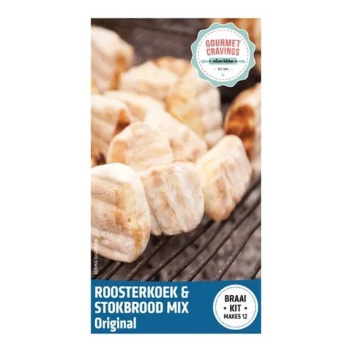 GOURMET CRAVINGS Original Roosterkoek & Stokbrood Mix 12 Pcs x 450 Grams GOURMET CRAVINGS Original Roosterkoek & Stokbrood Mix 12 Pcs x 450 Grams