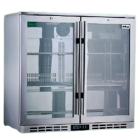 Monaco 900 H SS - Stainless Steel Double Door Undercounter Bottle Cooler