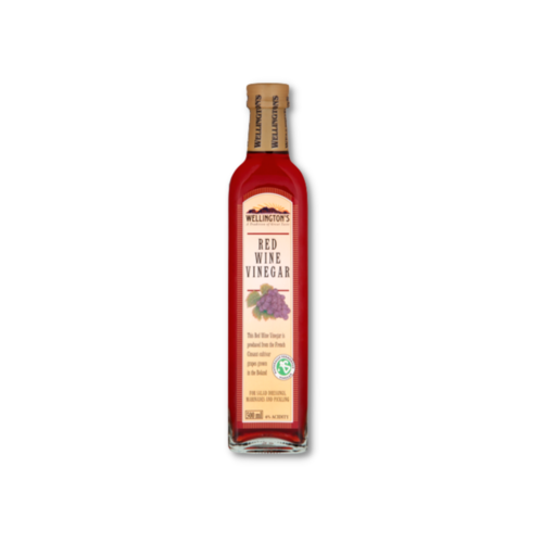 WELLINGTONS Red Wine Vinegar 12 Pcs x 500 ml WELLINGTONS Red Wine Vinegar 12 Pcs x 500 ml
