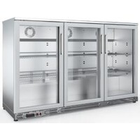 EERMU-350SS - 3-Door Undercounter Bottle Cooler with Stainless Steel Finish, 800 mm H