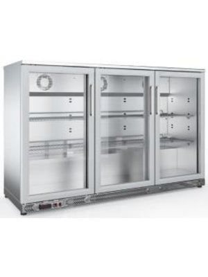 FAGOR EERMU-350SS - 3-Door Undercounter Bottle Cooler with Stainless Steel Finish, 800 mm H