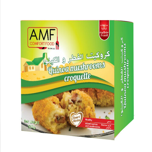 AMF Vegan Mushrooms Quinoa Croqette 1 Box x 5 KG