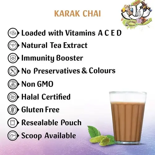 JUST CHILL DRINKS CO. Karak Chai Tea Premix