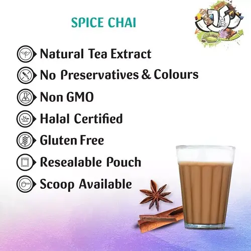 JUST CHILL DRINKS CO.  Karak Chai Spice Tea Premix 1 KG
