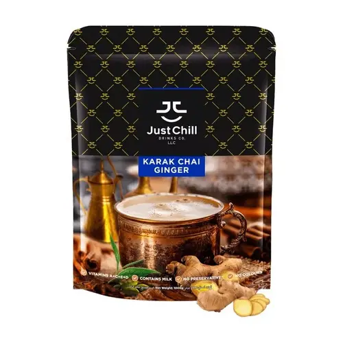 JUST CHILL DRINKS CO. Karak Chai Ginger Tea Premix 1 KG