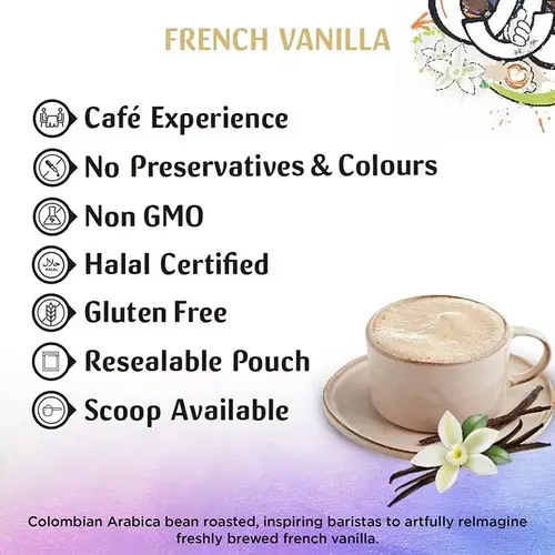 JUST CHILL DRINKS CO. French Vanilla Premix 1 KG