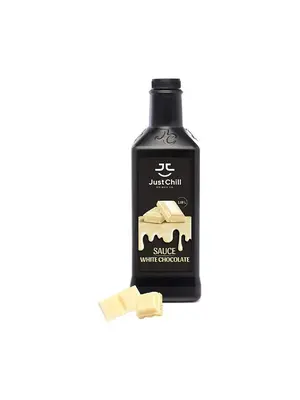JUST CHILL DRINKS CO. White Chocolate Sauce 1.89 Liters