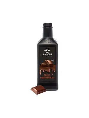 JUST CHILL DRINKS CO. Dark Chocolate Sauce 1.89 Liters