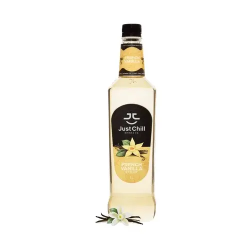 JUST CHILL DRINKS CO. French Vanilla Syrup 1 Liter JUST CHILL DRINKS CO. French Vanilla Syrup 1 Liter