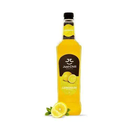 JUST CHILL DRINKS CO. Lemonade Fruit Syrup 1 Liter JUST CHILL DRINKS CO. Lemonade Fruit Syrup 1 Liter