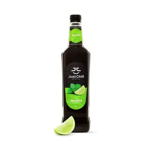 JUST CHILL DRINKS CO. Mojito Fruit Syrup 1 Liter JUST CHILL DRINKS CO. Mojito Fruit Syrup 1 Liter