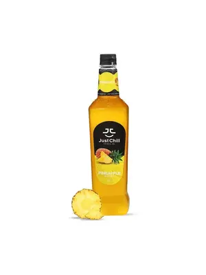 JUST CHILL DRINKS CO. Pineapple Fruit Syrup 1 Liter