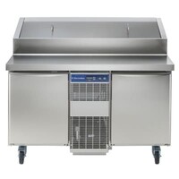 SALXL2D - Double Door Refrigerated Counter with XL Saladette and Raised Container Support