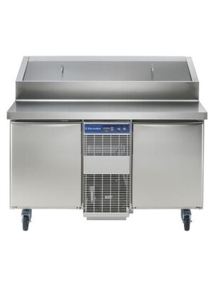 ELECTROLUX SALXL2D - Double Door Refrigerated Counter with XL Saladette and Raised Container Support