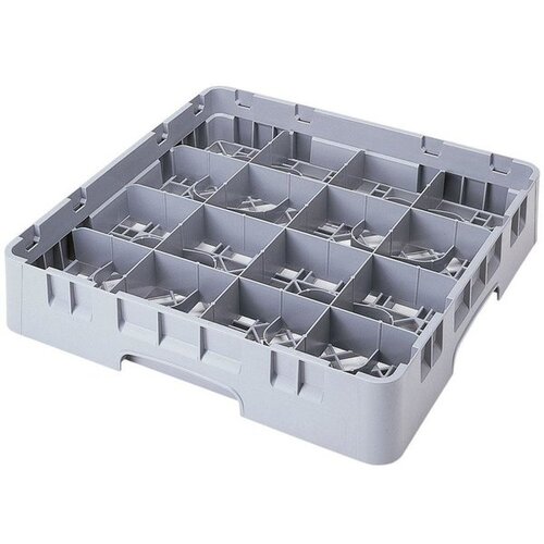 CAMBRO Full Size Glass Rack with 16 Compartments and 1 Extender