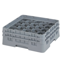 Full Size Glass Rack with 20 Compartments and 2 Extenders