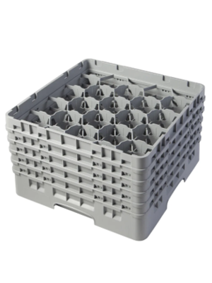 CAMBRO Full Size Glass Rack with 20 Compartments and 5 Extenders CAMBRO Full Size Glass Rack with 20 Compartments and 5 Extenders