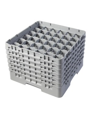 CAMBRO Full Size Glass Rack with 36 Compartments and 6 Extenders CAMBRO Full Size Glass Rack with 36 Compartments and 6 Extenders