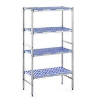 PLE 1292 4-Tierv Polypropylene Shelves