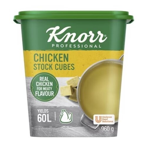 KNORR PROFESSIONAL Chicken Stock Cubes 6 x 120 x 8 Grams