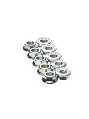 Nut Hex M6 w/ Locking 10 Pack