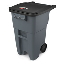 FG9W2700GRAY - Brute Rollout Waste Bin with Lid (USED)