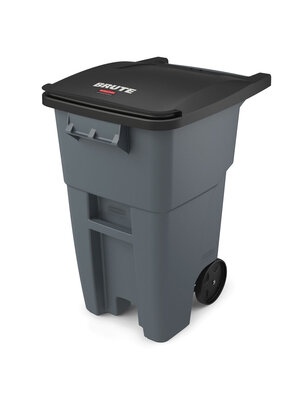 RUBBERMAID FG9W2700GRAY - Brute Rollout Waste Bin with Lid (USED)