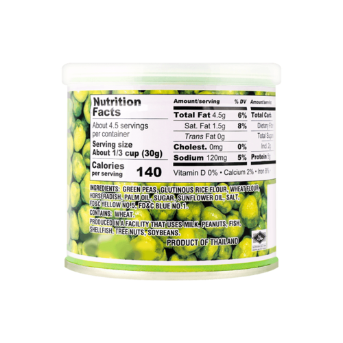 HAPI Wasabi Flavor Green Peas 24 Pcs x 140 Grams