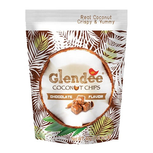 GLENDEE Coconut Chips Chocolate 36 Pcs x 40 Grams