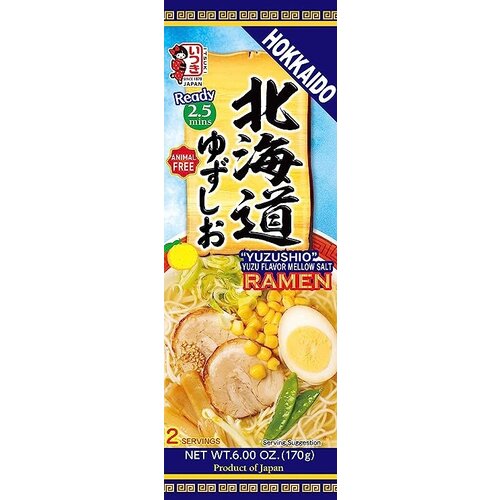ITSUKI Yuzu Salt Ramen Noodles 12 Pcs x 170 Grams