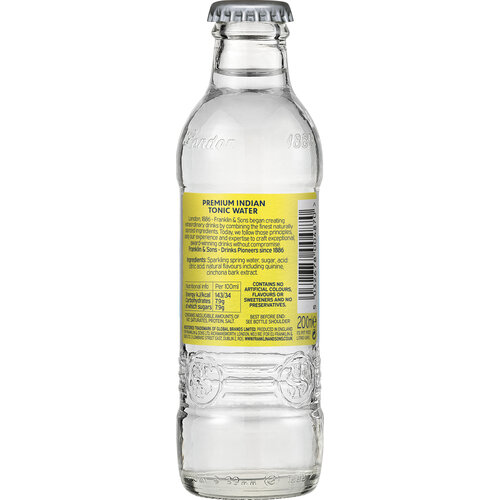 FRANKLIN & SONS Indian Tonic Water 24 Pcs x 200 ml