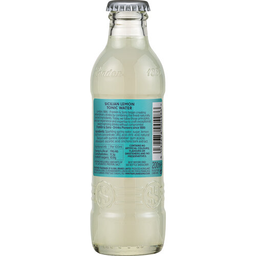 FRANKLIN & SONS Lemon Tonic Water 24 Pieces x 200 ml