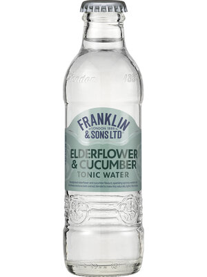 FRANKLIN & SONS Elderflower With Cucumber Tonic Water 24 Pieces x 200 ml