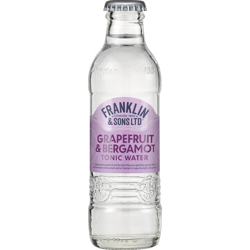 FRANKLIN & SONS Pink Grapefruit With Bergamot Tonic Water 24 Pieces x 200 ml