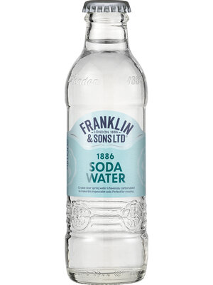 FRANKLIN & SONS Soda Water 24 Pieces x 200 ml